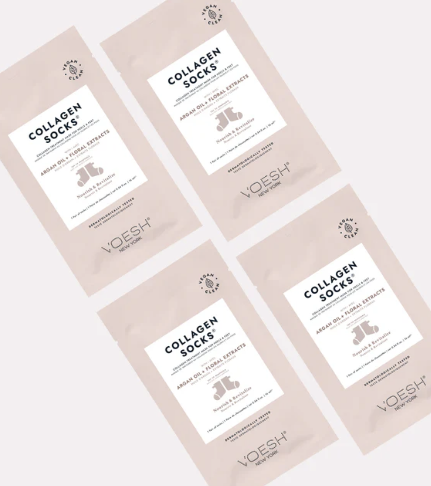 VOESH Collagen Socks wf argan Oil & Floral Exracts- 1 Pair